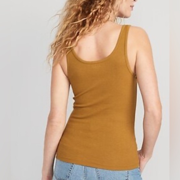 Eileen Fisher Tops - EILEEN FISHER Tank Top  Stretch Organic Cotton Jersey Scoop Neck Orange USA L